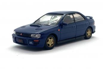 BMC 1/64 速霸陸 Subaru 1994 Impreza WRX 藍色 (左駕)