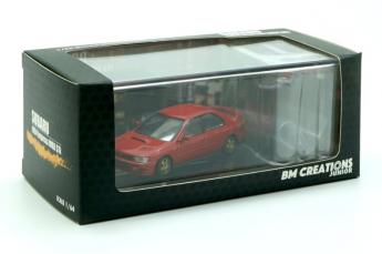 BMC 1/64 速霸陸 Subaru 1994 Impreza WRX 紅色 (左駕)