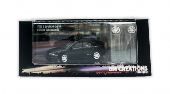 BMC 1/64 Mitsubishi Lancer EVO II 黑色 (左駕)