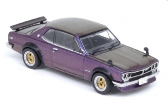 INNO64 1/64 Die-Cast NISSAN SKYLINE 2000 GT-R (KPGC10) Midnight Purple II