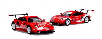 (預購) Sparky X Tiny 1/64 PORSCHE 911 RSR 2019 COCA-COLA Set 