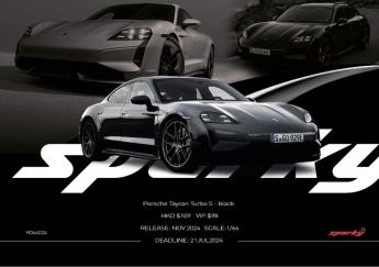  Sparky 1/64 Porsche Taycan Turbo S - black (Tiny Exclusive)