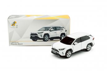 Tiny 台灣 TW73 Toyota Rav4 白色 合金車模型